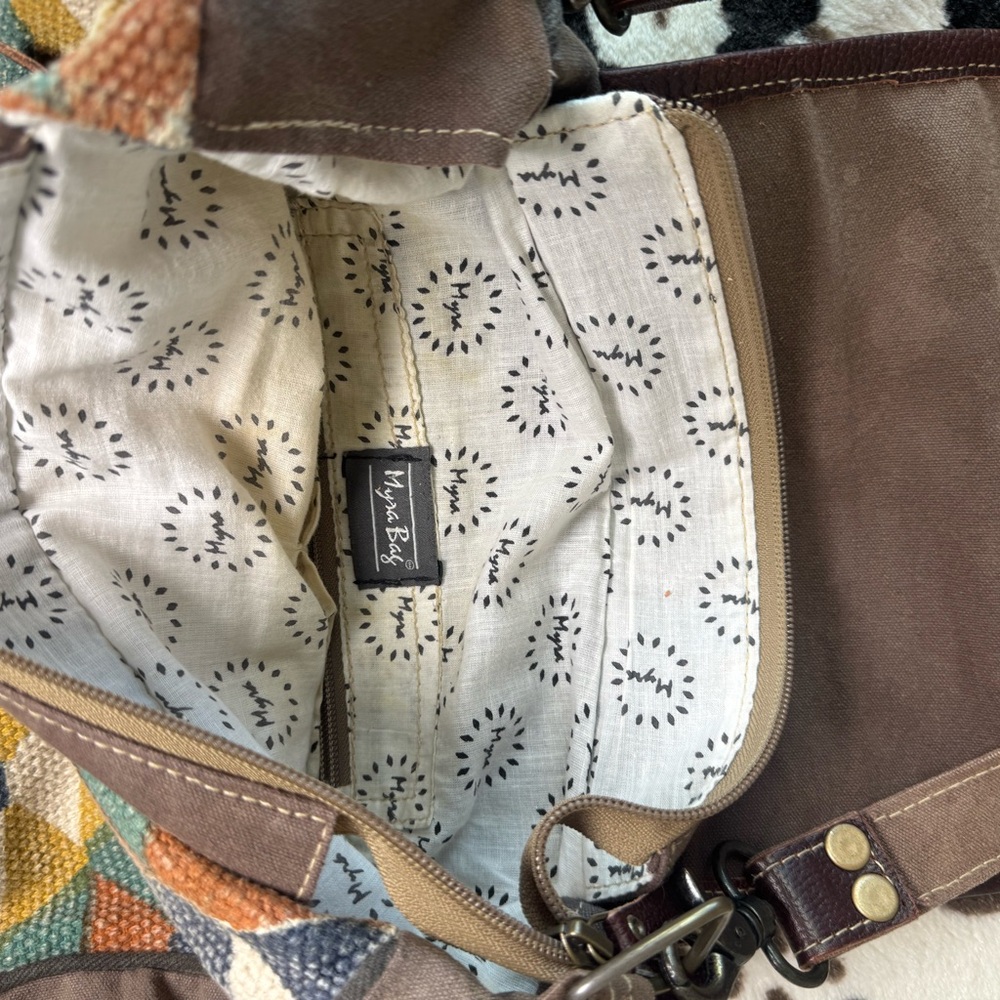 Geometric Patterned Myra Bag - image 3